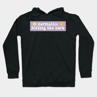 Normalize Hitting The Curb Bumper Hoodie